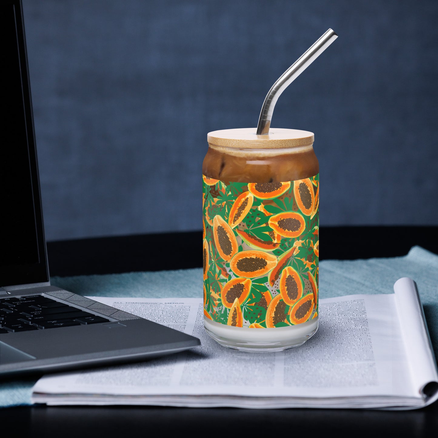 papaya-brazil-decor-glass-tumbler-drinkware