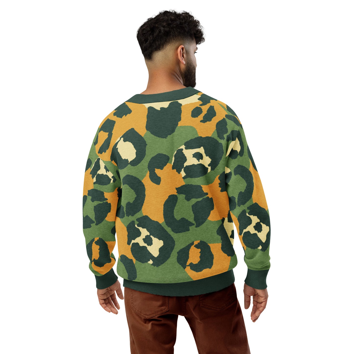 Knitted Cardigan Animal Prints | Leopard