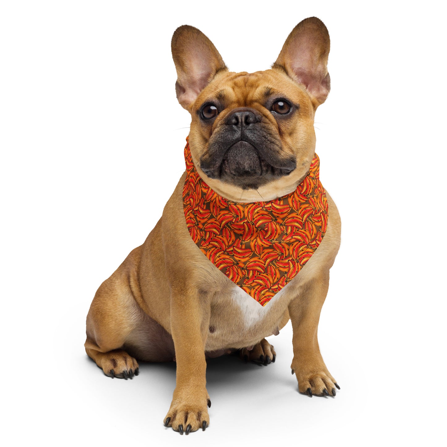 small-bandana-red-orange-yellow-bananas-pet