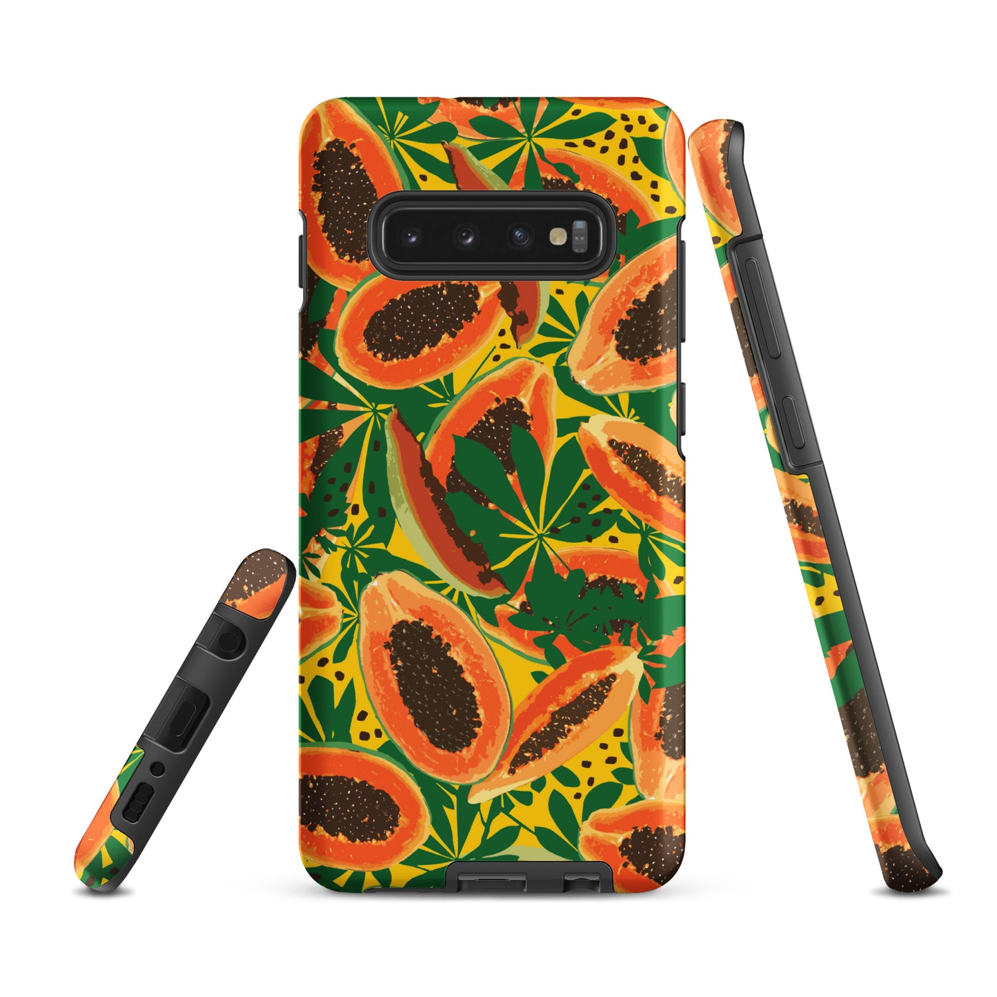 papaya-pattern-samsung-phone-case-orange-yellow-green