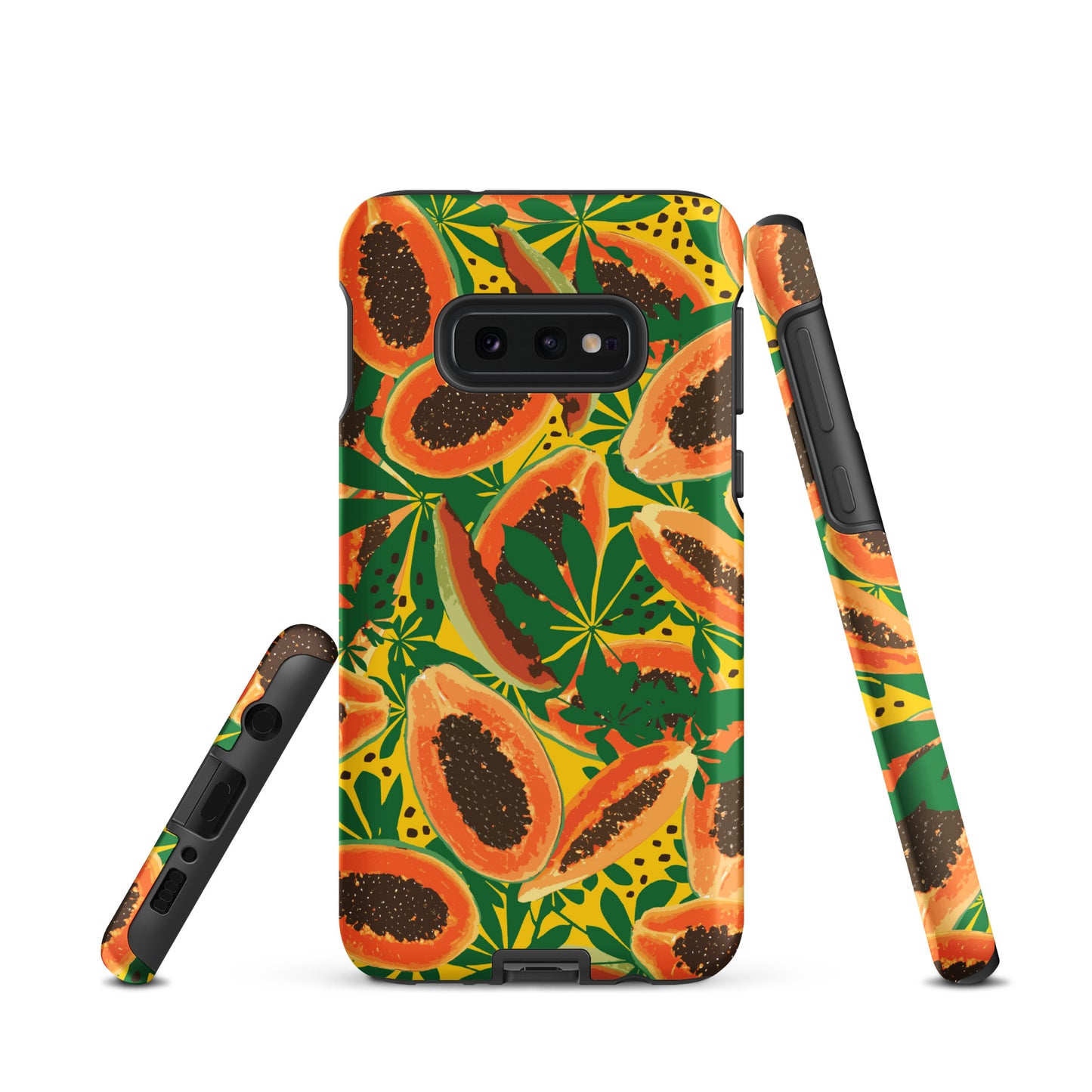 papaya-pattern-samsung-phone-case-orange-yellow-green