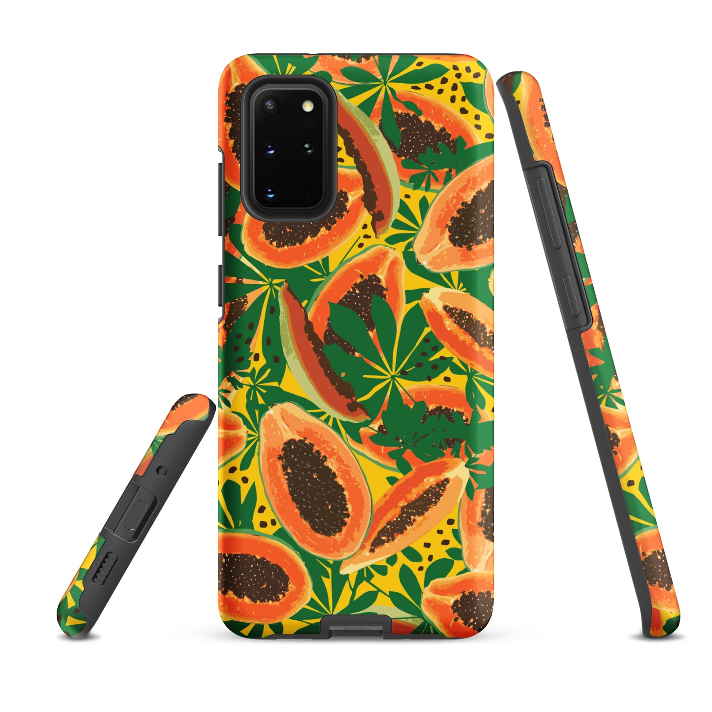 papaya-pattern-samsung-phone-case-orange-yellow-green