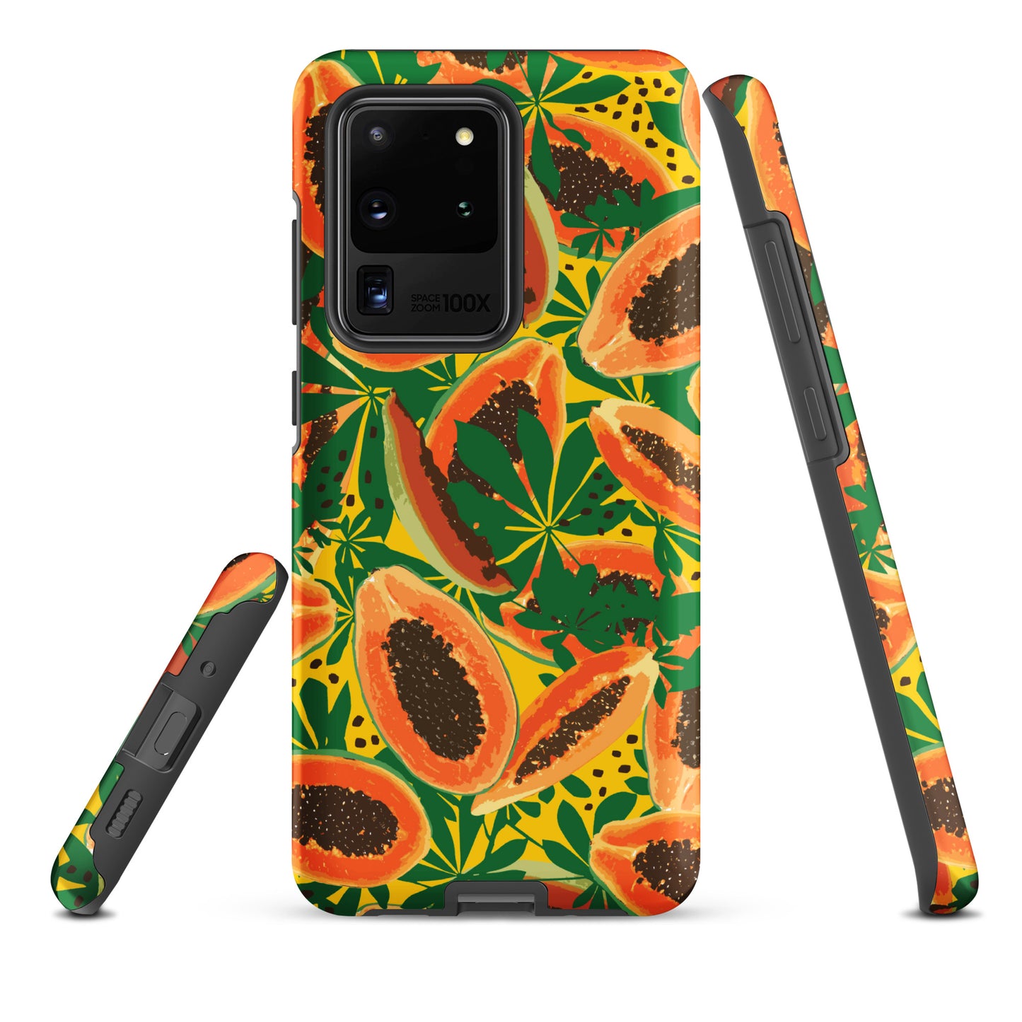 papaya-pattern-samsung-phone-case-orange-yellow-green
